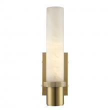 Trans Globe 22700 AG - 1LT SCONCE ALABASTER CANDLE-AG